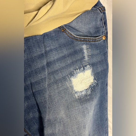 Indigo Blue Women's Maternity Jeans - Picture 6 of 7